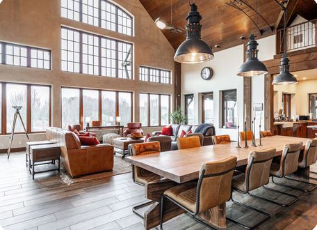 Open Space Living Area at The weight loss retreat 