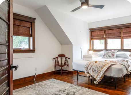 Double Bed at FitFarms Retreat